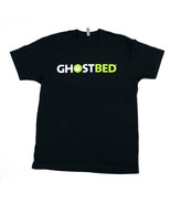 Ghostbed Mens Black T-shirt Size L Large Logo Theme By Next Level Apparel - $24.61 CAD