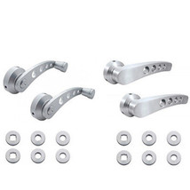 Ford Car Inside Interior Aluminum Billet Door Handle &amp; Window Knob Crank... - £74.86 GBP