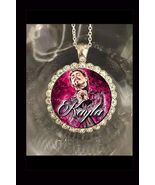 Post Malone pretty rhinestones 925 silver necklace personalized great gift - $20.99