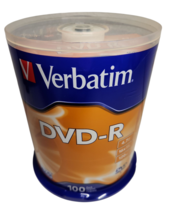 Verbatim AZO DVD-R 16x Speed 4.7GB 120 Min: 100 Pack (95102)  New Sealed - $20.72 CAD