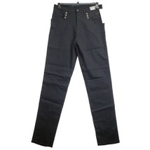 VTG Western Ethics Jeans Womens 16 Black Studded High Waist 90s Mom Jeans - £46.68 GBP
