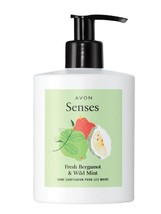 AVON Senses Fresh Bergamot and Wild Mint Hand Soap Savon Pour Les Mains 300ml/10 - £23.11 GBP