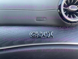 1x 3D GTI (black) Metal Made Dashboard Emblem Badge Interior Exterior - £10.16 GBP