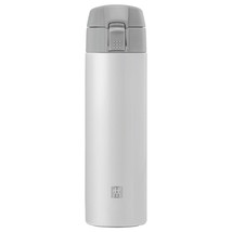 Thermo Travel Bottle, 15.2 Oz, Silver-White - £40.78 GBP