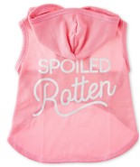 Vibrant Life Pet Hoodie for Dog, “Spoiled Rotten”, Spring Pink, Large - $15.95