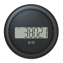 Veratron 52MM (2-1/16&quot;) ViewLine Hour Counter-Voltmeter - Black [B00005302] - £28.84 GBP