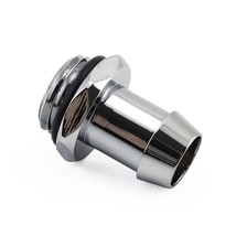 XSPC G1/4&quot; to 3/8&quot; Barb Fitting for Soft Tubing, Chrome - £23.56 GBP
