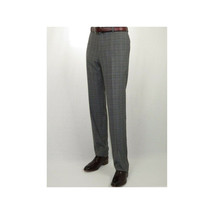 Mens Renoir  3 Piece Vested Suit Glen Plaid Notch Lapel Business 278-1 Gray New image 12
