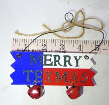 Merry Texmas Texas Flag Christmas Hanging Ornament 2015 - $15.79