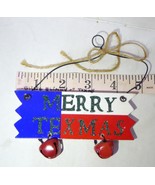 Merry Texmas Texas Flag Christmas Hanging Ornament 2015 - £12.62 GBP
