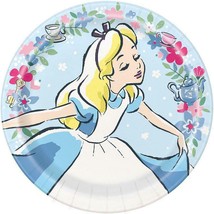 Alice in Wonderland Disney Lunch Plates Birthday Party Supplies 8 Per Pa... - £3.95 GBP