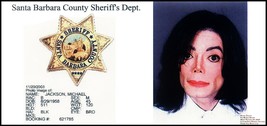 Mugshot -  Michael Jackson - Canvas Art Poster. Size: 12&quot; x 24&quot; - £19.95 GBP