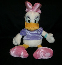 18&quot; Big Core Daisy Duck Stuffed Animal Plush Disney Store Exclusve Toy Doll Girl - £17.26 GBP