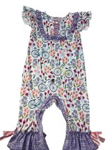 Pete and Lucy Bicycle Ruffle Romper 12 - 18 Months Girl  - £9.02 GBP