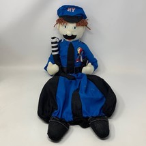 Fabric police  Department NY New York doll 1997 COP decoration Unstuffed - £28.04 GBP