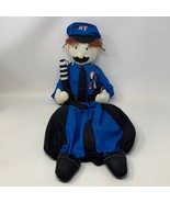 Fabric police  Department NY New York doll 1997 COP decoration Unstuffed - $35.00