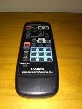 CANON WL-D74 WIRELESS VIDEO CAMERA RTD830522000, WLD74A, ZR40 Remote Con... - $9.05