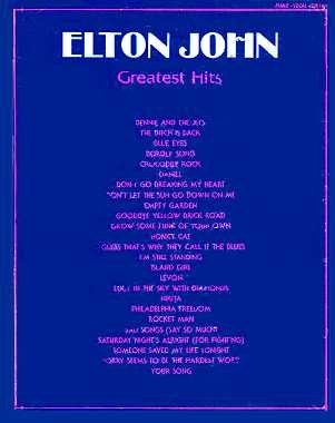 Primary image for Elton John Greatest Hits: Piano/Vocal/Guitar [Paperback] Elton John