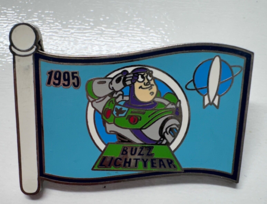 BUZZ LIGHTYEAR Flag 1995 Classic Mystery Character  LE 1000 Disney Pin 2009 - £11.59 GBP