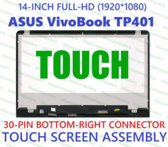 Asus Vivo Book Flip 14&quot; TP401CA TP401NA TP401M Lcd Touch Screen Fhd Assembly - $126.23