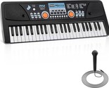 Pyle Electric 49 Keys-Portable Digital Musical Karaoke Piano Keyboard-8 ... - £51.34 GBP