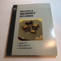 Electronics Manual Catalog Motorola Memory Data Manual DL113R2 - £4.58 GBP