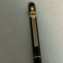 Sheaffer White Dot Targa Black Matte Mech.  Pencil PBS Public Broadcasting Logo - £23.33 GBP