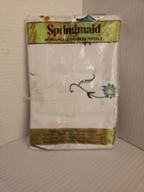 Vintage Springmaid Wondercale No Iron Percal 2 Standard Pillow Cases - £12.58 GBP