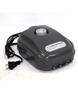 8.5W Aquarium Hydroponic Air Pump Tank 4 Way Outlets Magnetic Vibration ... - €27,41 EUR