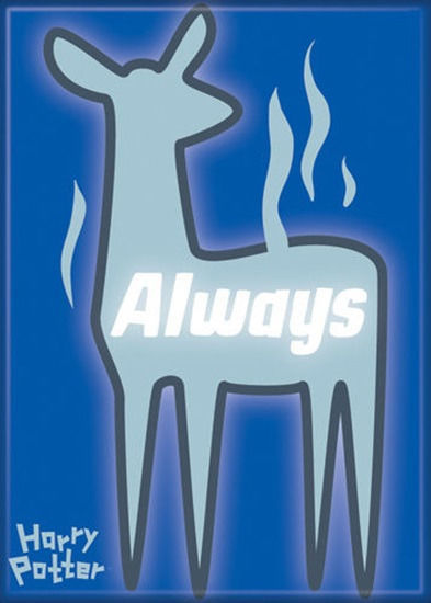 Primary image for Harry Potter Always Deer Logo Charms Style Art Image Fridge Magnet NEW UNUSED