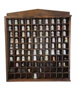 Lot of 86 Thimbles pewter metal ceramic wood various states with case - £149.71 GBP