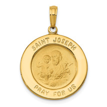 14k Saint Joseph Medal Pendant M1506 - $633.37