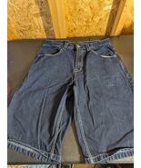 Southpole Jean Shorts 4180 Mens Size 38 Blue Dark Wash Y2K Baggy Vintage... - $32.67