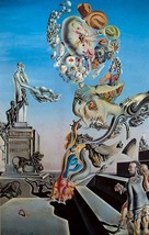 Salvador Dali Canvas, Dali The Lugubrious Game Canvas Wall art, Stretched - £46.83 GBP