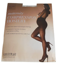 Maternity Compression Hosiery a Pea in the Pod Pantyhose Dark Nude B Small - $9.95