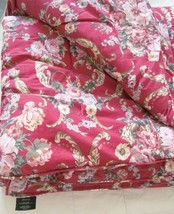 Ralph Lauren LRL Marseilles Danielle Comforter Red Floral Full Queen Vin... - £94.77 GBP