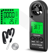 Anemometer Handheld Wind Speed Meter for Measuring Wind Speed Temperature and Ma - £16.99 GBP