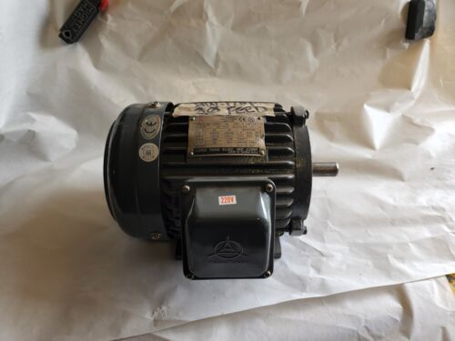 Lung Tang 1 HP 3 PH 220/440 Volt 1700 RPM TEFC Electric Motor IEC 80 - $129.99