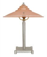 Art Deco Desk Lamp &quot;PINK POP&quot; Unique 1930 Table Lamp - $887.12 CAD