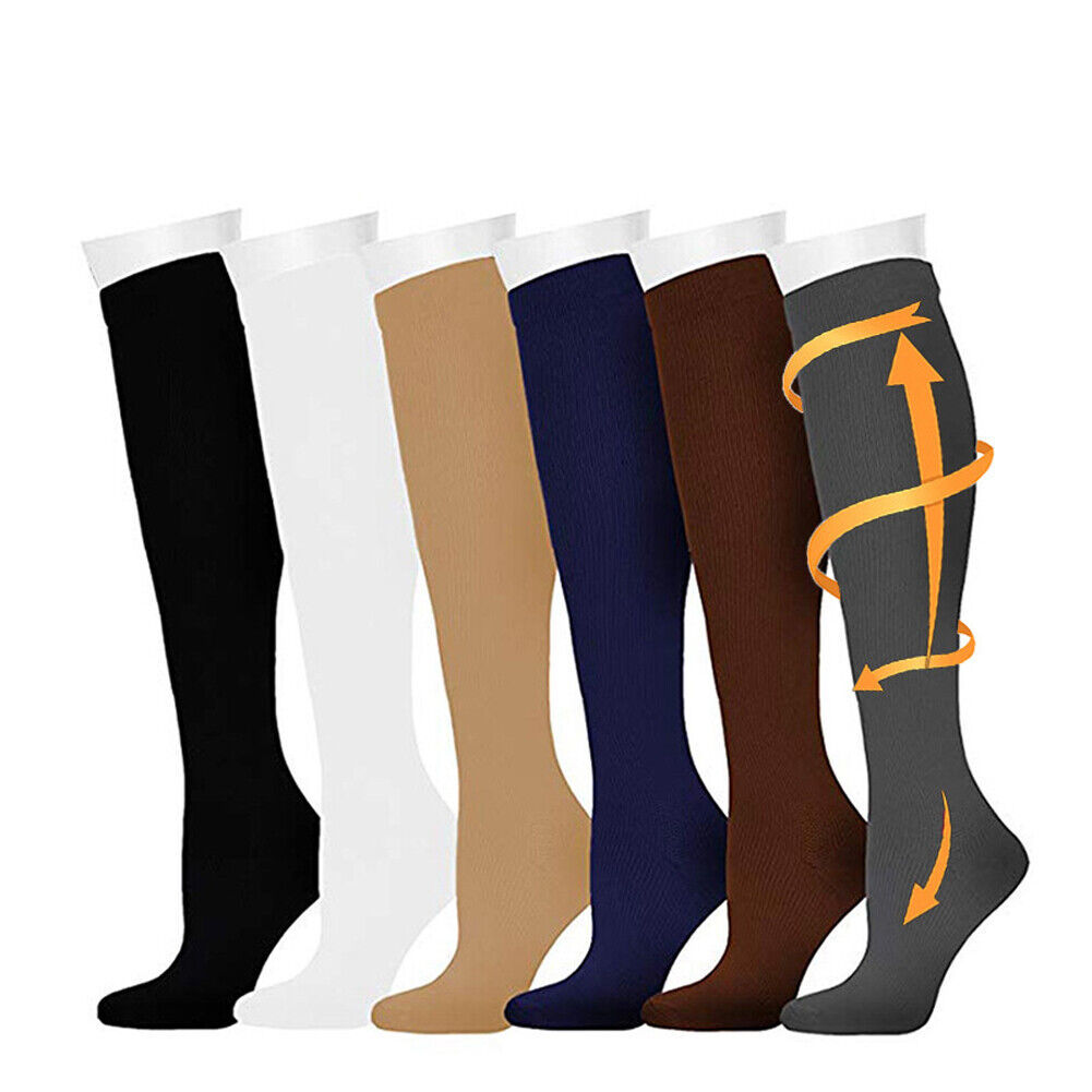 Unisex Compression Stockings Women / Men  20-30 MmHg  ideal for pregnant... - $7.95