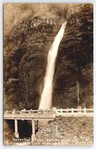 RPPC Horsetail Falls Bridge Columbia River Highway OR Cross Dimmitt Postcard Q23 - £5.45 GBP