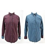 Ben Sherman Reversible Shirt Long Sleeve Plaid Large - £23.67 GBP