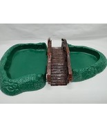 *Needs Repair* Plasticville Water Pond Under A Bridge Village Town Acces... - $15.83