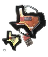 Cocinaware Texas shpaed cast iron skillet pan set of 2. Texas proud by HEB - £93.39 GBP