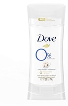 Dove 0% Aluminum Deodorant Stick Cotton Flower &amp; Sandalwood -1Count - £6.18 GBP
