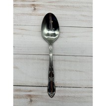 Oneida Ltd. Fenway Dessert/Oval Soup Spoon WM Rogers Stainless Floral 6 1/2&quot; - £3.82 GBP