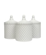 10 Oz France Matte White Candle Vessel - 3pk - $28.53 CAD