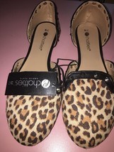 chatties cheetah fashion flats Size 7/8 - £19.82 GBP