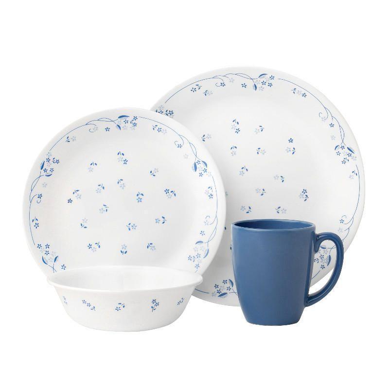 Corelle 16pc Dinnerware Set Provincial Blue - £119.90 GBP