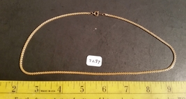 Vintage Gold Tone Chain Necklace Korea - £5.53 GBP